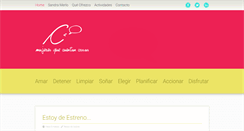 Desktop Screenshot of mujeresquecuentancosas.com