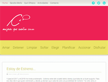 Tablet Screenshot of mujeresquecuentancosas.com